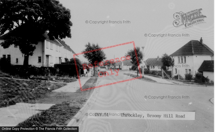 Photo of Throckley, Broomy Hill Road c.1965