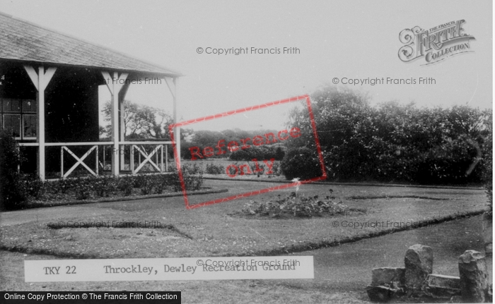 Photo of Throckley, Dewley Recreation Ground c.1955