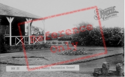 Dewley Recreation Ground c.1955, Throckley