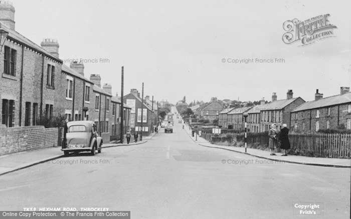 Photo of Throckley, Hexham Road c.1950