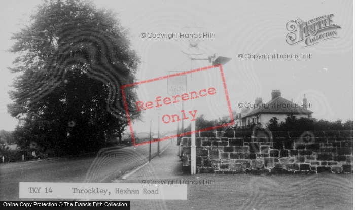 Photo of Throckley, Hexham Road c.1955