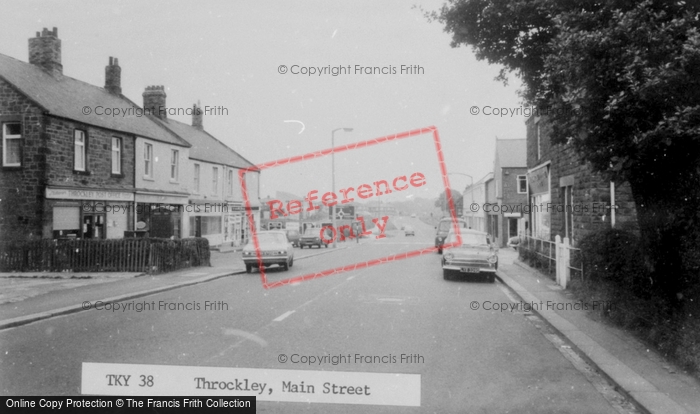 Photo of Throckley, Main Street c.1965