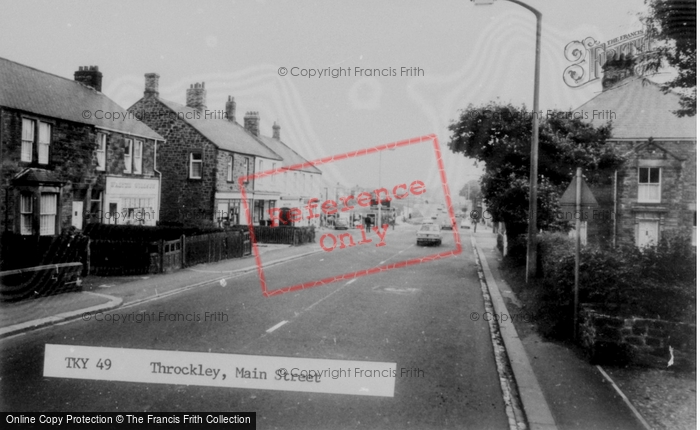 Photo of Throckley, Main Street c.1965