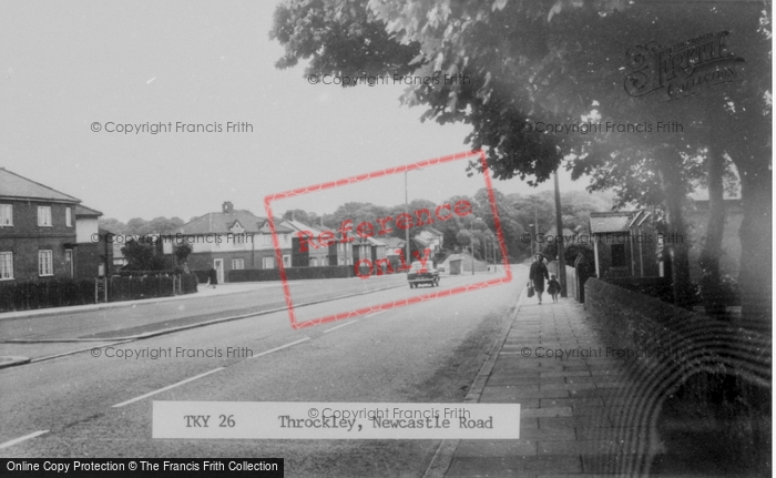 Photo of Throckley, Newcastle Road c.1960