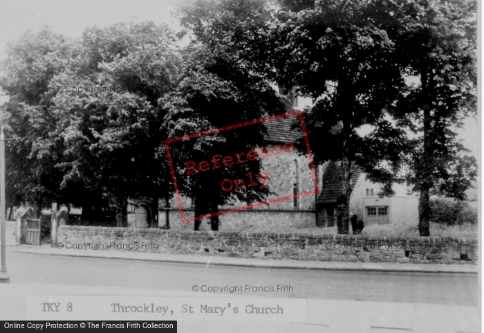 Photo of Throckley, St Mary's Church c.1955