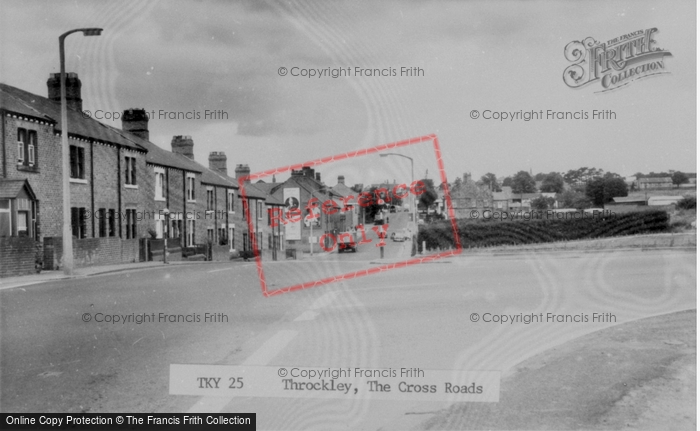 Photo of Throckley, The Cross Roads c.1960