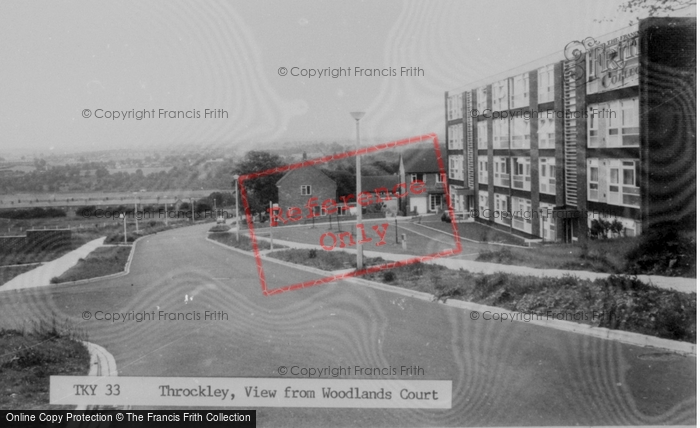 Photo of Throckley, View From Woodlands Court c.1960