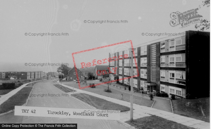 Photo of Throckley, Woodlands Court c.1965
