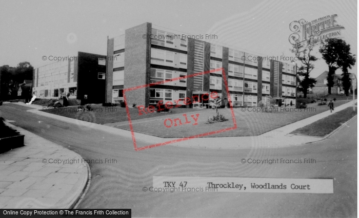 Photo of Throckley, Woodlands Court c.1965