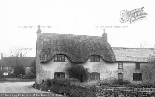 Photo of Throop, Village, Old Cottage c.1950