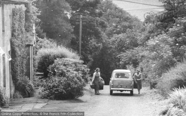 Photo of Thropton, Packing The Car, The Hill c.1955