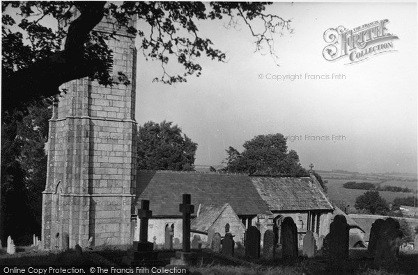 Photo of Throwleigh, St Mary's Church c.1955