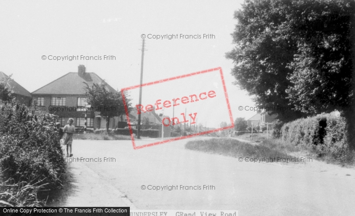 Photo of Thundersley, Grand View Road c.1950