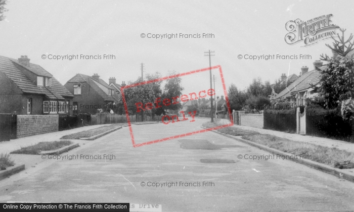 Photo of Thundersley, Raymonds Drive c.1955