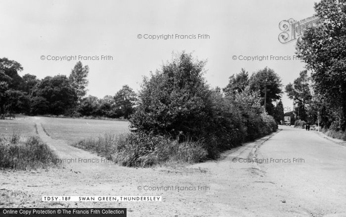 Photo of Thundersley, Swan Green c.1955