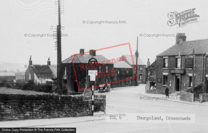 Photo of Thurgoland, Crossroads c.1955