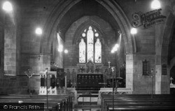 The Church, The Chancel And Altar c.1955, Thurgoland