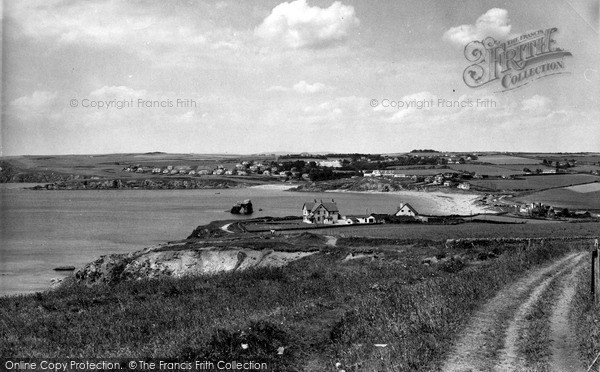 Photo of Thurlestone, from the Cliffs c1960