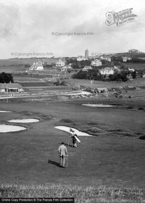 Photo of Thurlestone, Golf Links And Church 1924