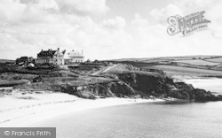 Links Hotel And Beaches c.1955, Thurlestone