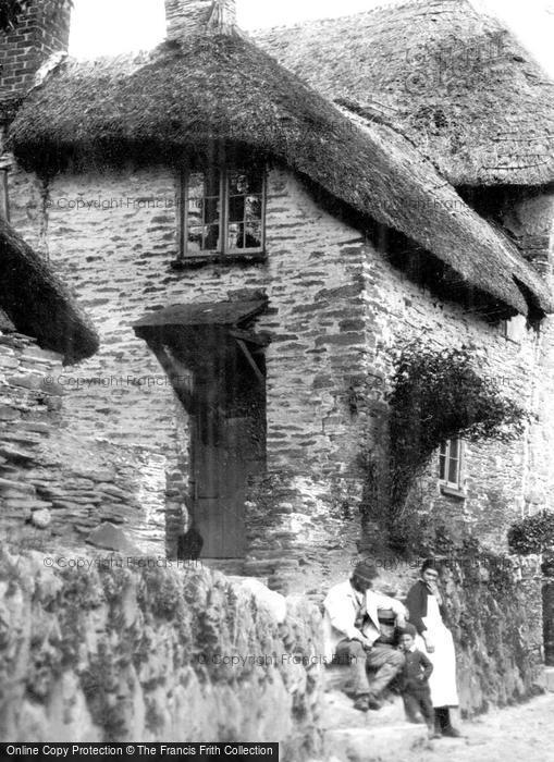 Photo of Thurlestone, Old Cottage 1890