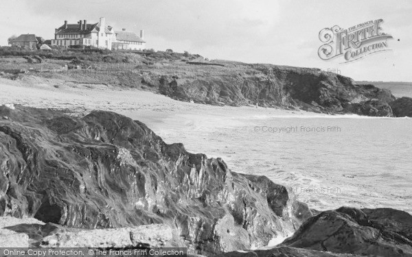 Photo of Thurlestone, The Links Hotel And Leys Foot Beach c.1955
