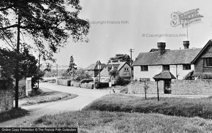 Photo of Thursley, The Village c.1955