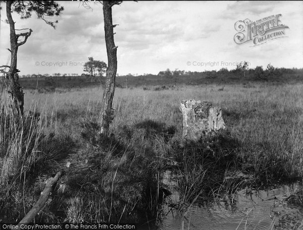Photo of Thursley, Thor's Stone 1925