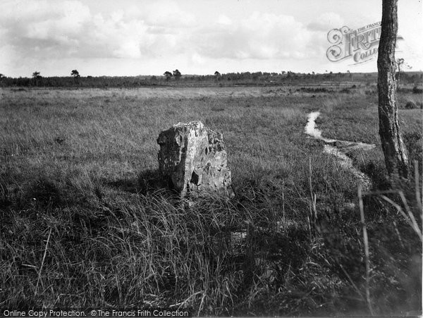 Photo of Thursley, Thor's Stone 1925