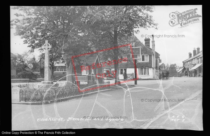 Photo of Ticehurst, Memorial And Square c.1950