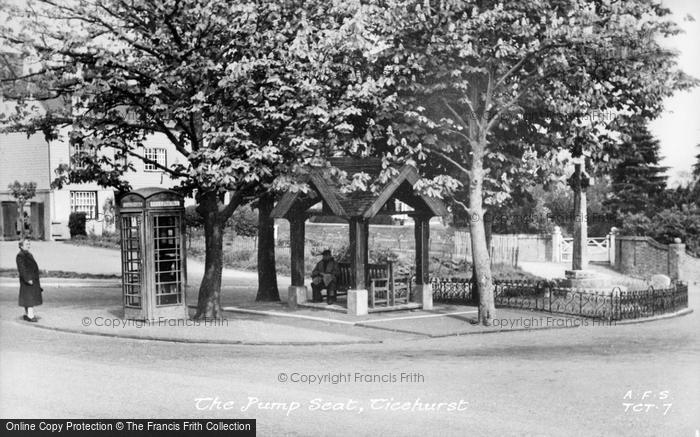 Photo of Ticehurst, The Pump Seat c.1955