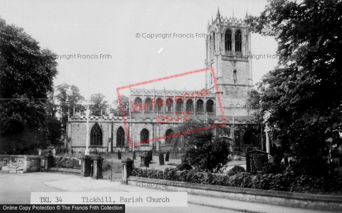 Photo of Tickhill, Parish Church c.1965