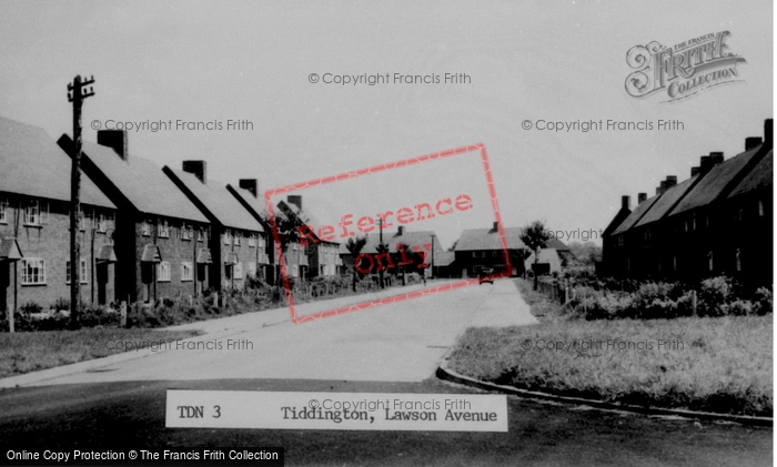 Photo of Tiddington, Lawson Avenue c.1955