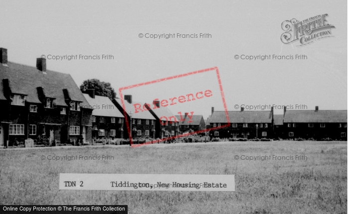 Photo of Tiddington, New Housing Estate c.1955