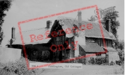 Old Cottages c.1955, Tiddington