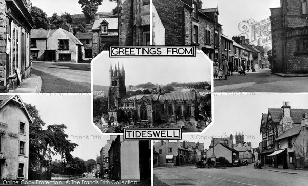 Photo of Tideswell, Composite c.1955