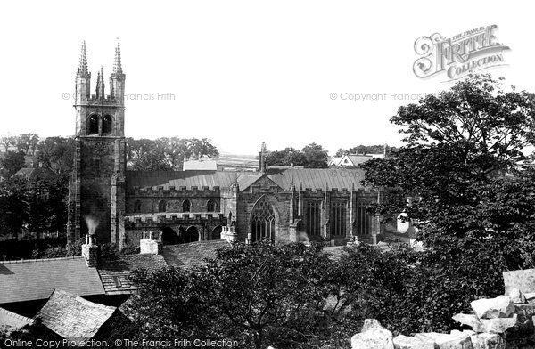 Photo of Tideswell, St John's Church 1896