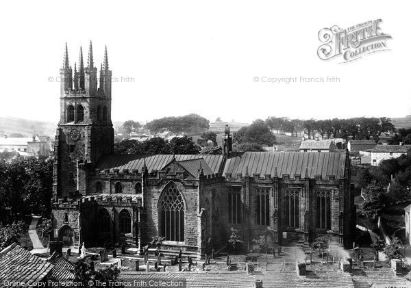 Photo of Tideswell, St John's Church 1896