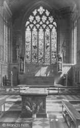 The Chancel, The Parish Church c.1960, Tideswell