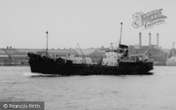 A Boat On The Thames c.1960, Tilbury
