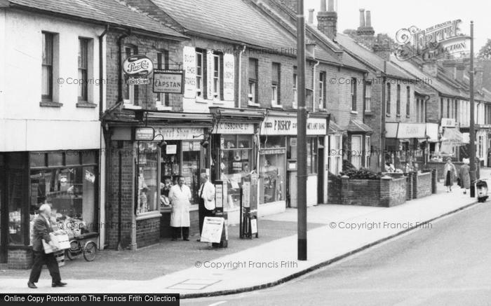 Photo of Tilehurst, Shops In School Road c.1960