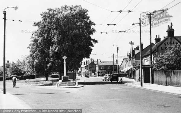 Photo of Tilehurst, The Triangle c.1955