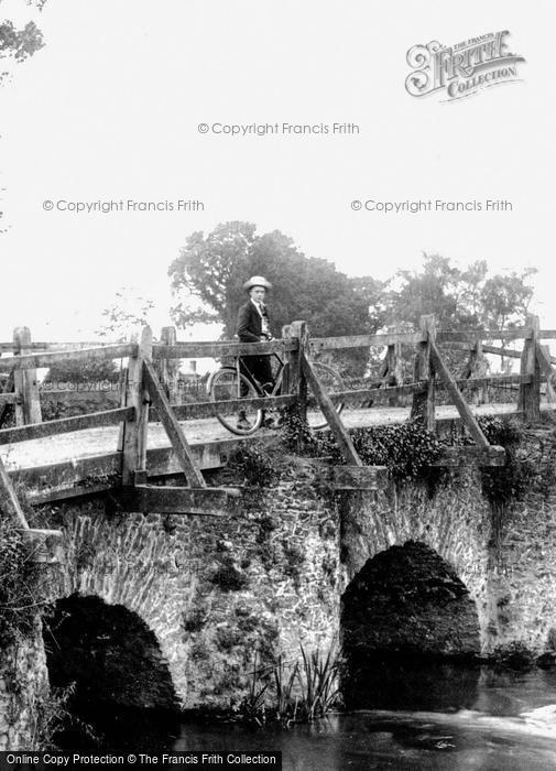 Photo of Tilford, Cyclist On The Bridge 1909