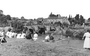 Tilford, the River Wey c1955