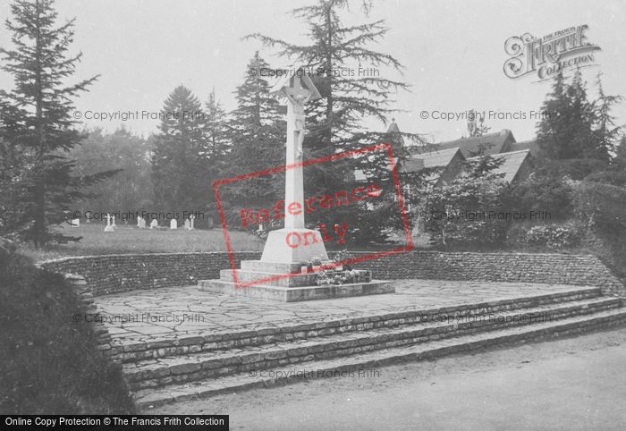 Photo of Tilford, War Memorial And Church 1923
