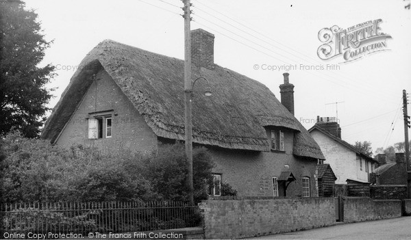 Photo of Tilshead, Thatched Cottage c.1955