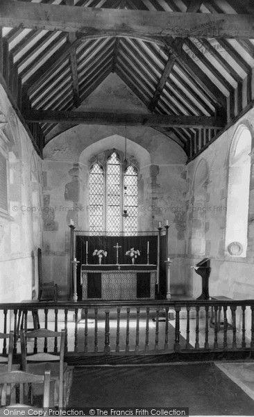 Photo of Tilshead, The Church Interior c.1965