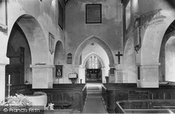 The Church Interior c.1965, Tilshead