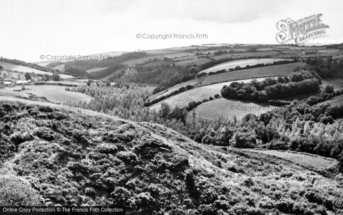 Photo of Timberscombe, View Along The Valley c.1955