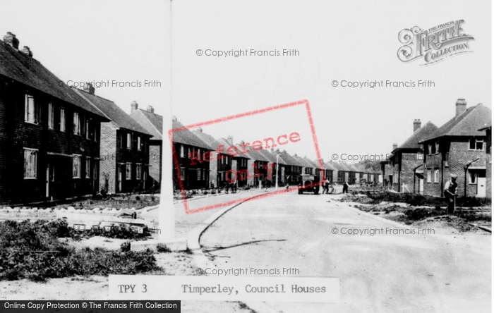 Photo of Timperley, Council Houses c.1950